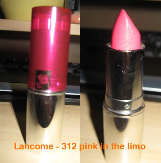 lancome 312 pink in the limo