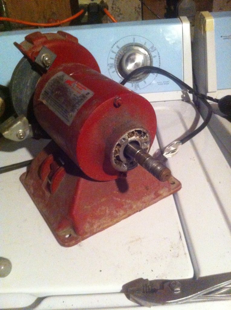 Quick Rebuild Of An Old Old Old Milwaukee Bench Grinder Custom
