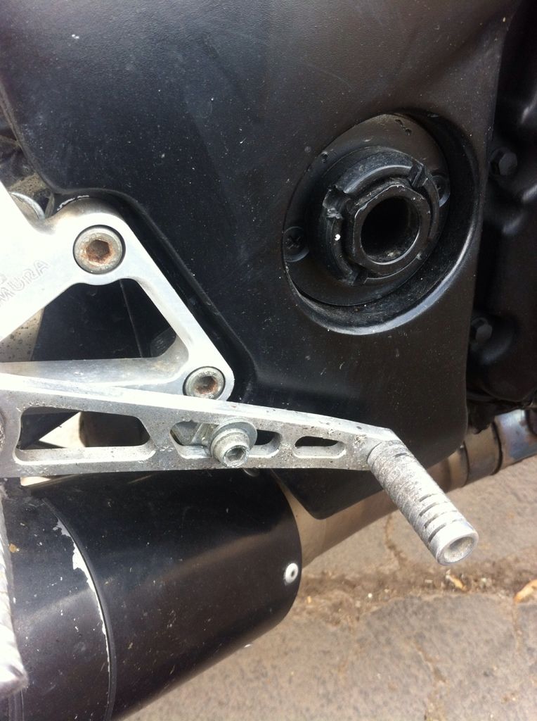 SV650 Rear Brake Light Switch Mounting With Vortex Rearsets(How The