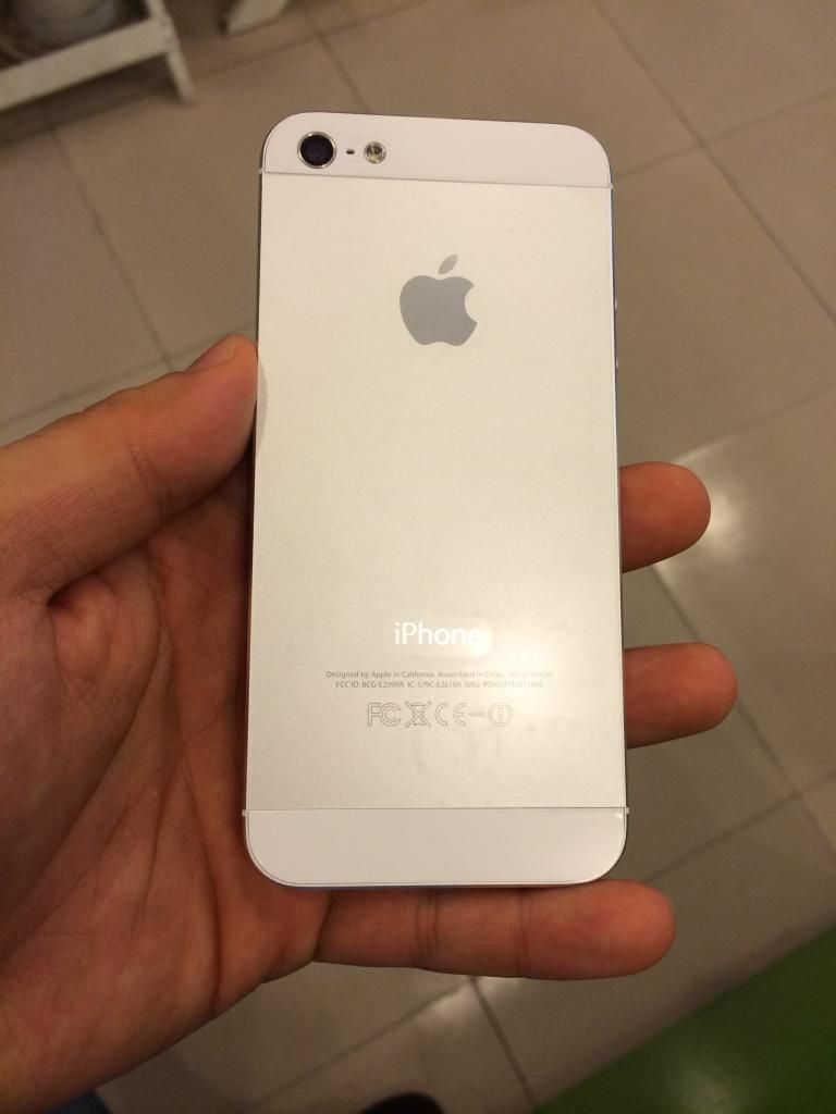 Bán iPhone 5 16GB màu trắng Quốc tế máy đẹp 99%.... - 1