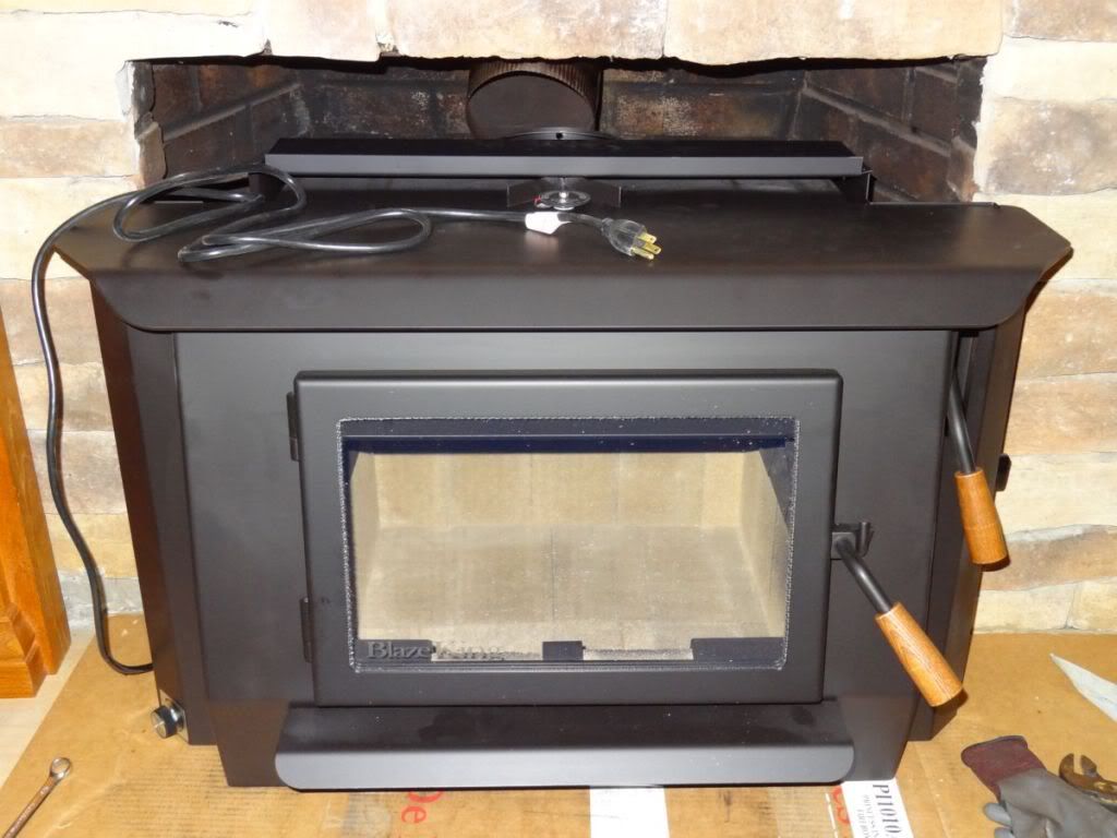 Just got the New Blaze King Princes Insert, Need help with stove flue