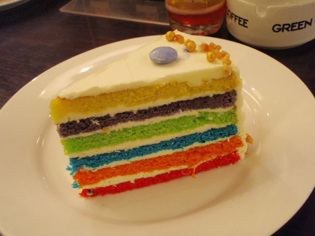 Rainbow Cake, Green Cake & CoffeeCItarum 2 BandungIndonesia