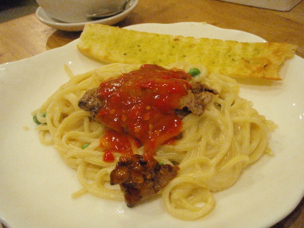 Spaghetti with Spicy Grill Beef, Tree HouseBandung