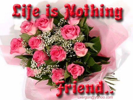life is nothing without the love of a friend
