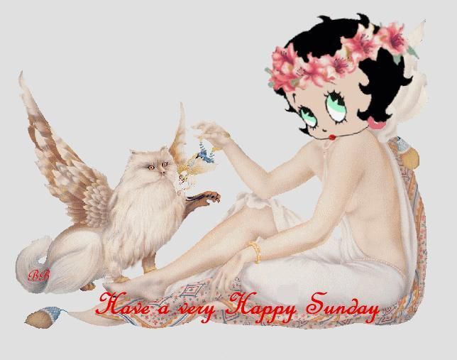 have a very happy sunday betty boop