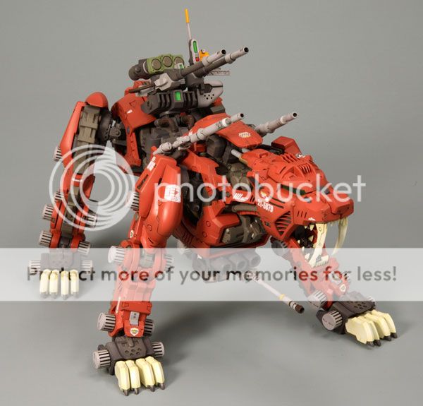 Kotobukiya Zoids HMM 006 EZ 016 Saber Tiger Scale 1 72 Model Kit KZ35