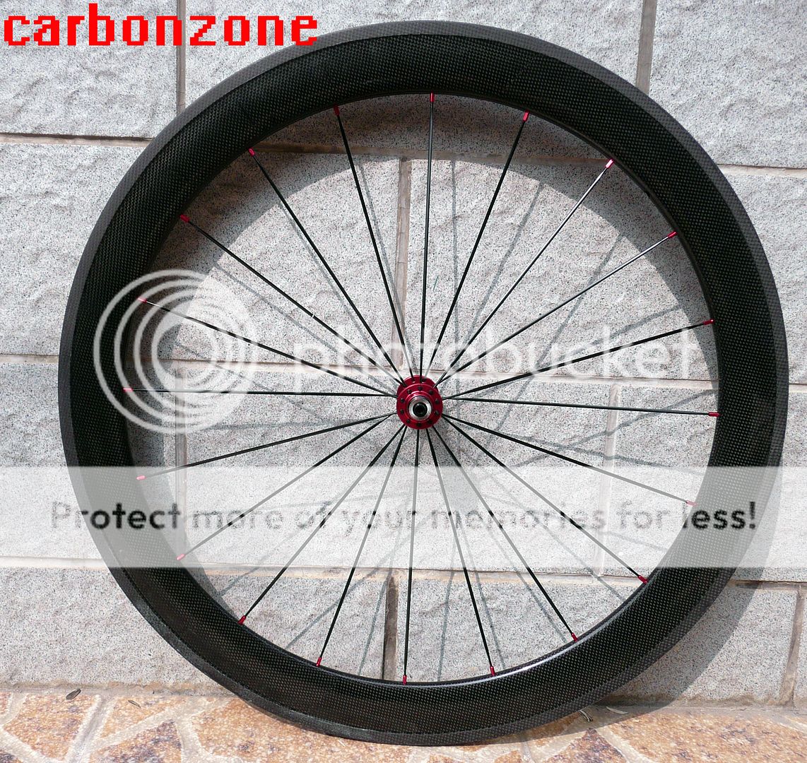 56mm 700c Carbon Road TT Bike Tubular Wheels Wheelsets